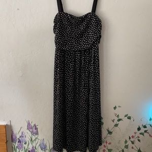 Lane Bryant Black and White Dress Size 14/16
